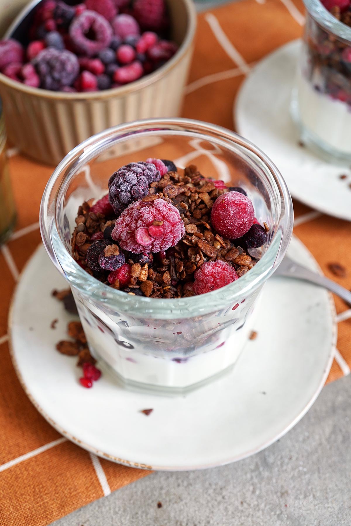 Einfaches Schoko Granola (aus dem AirFryer) | Bake to the roots