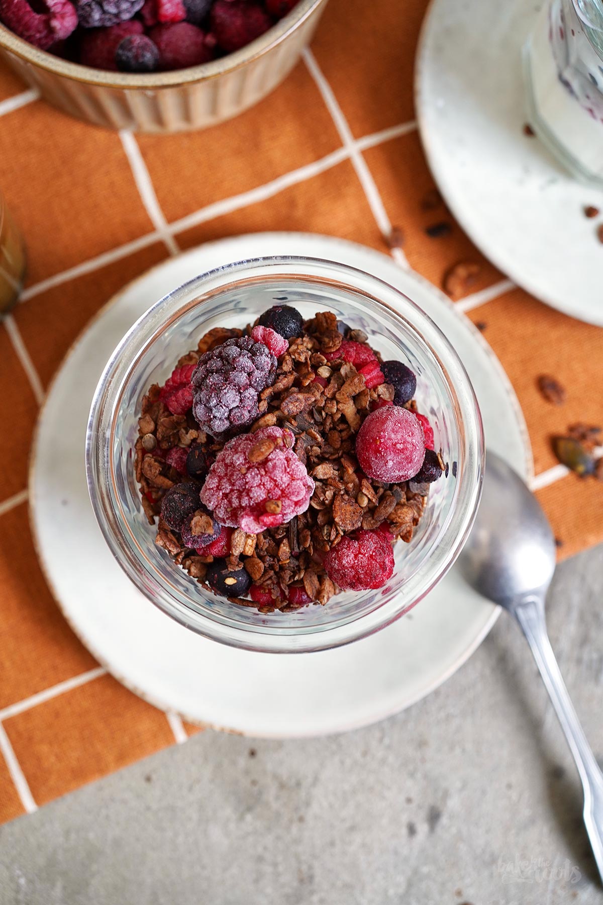 Einfaches Schoko Granola (aus dem AirFryer) | Bake to the roots