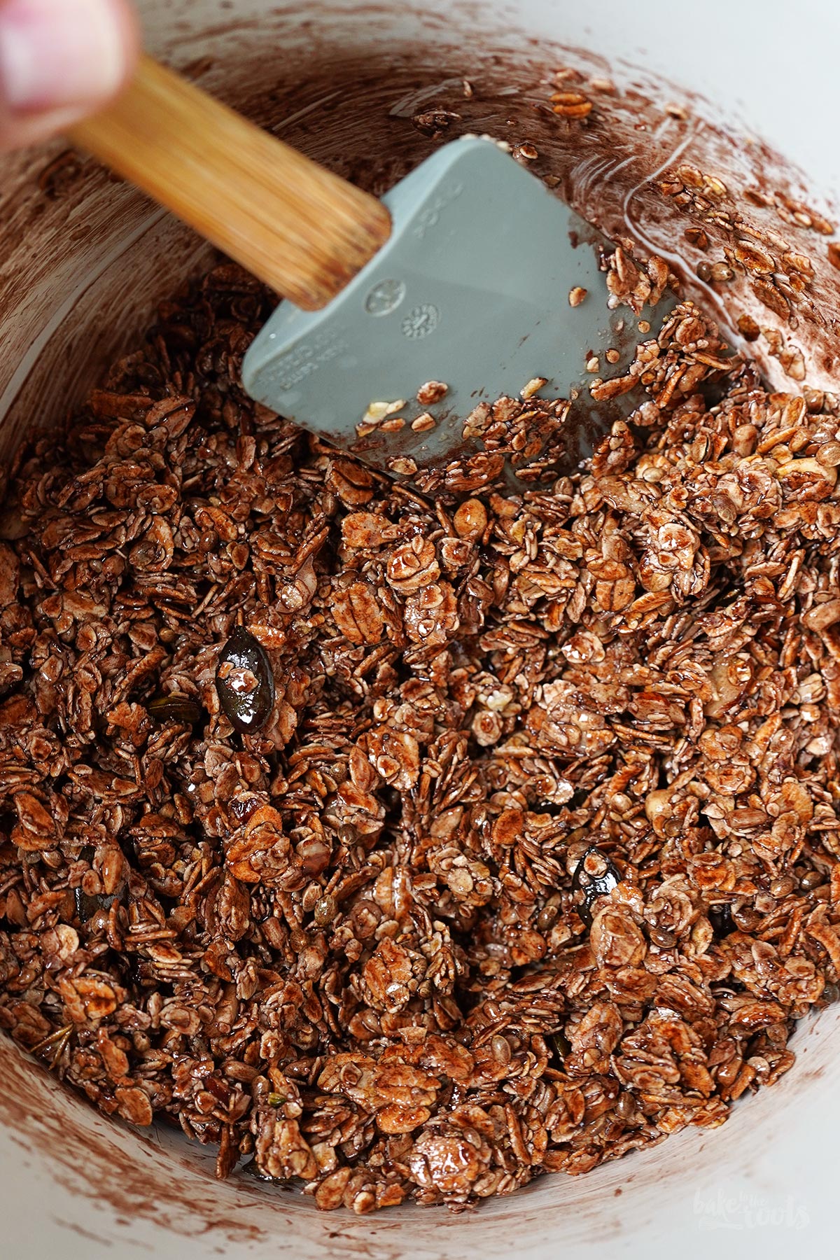 Einfaches Schoko Granola (aus dem AirFryer) | Bake to the roots