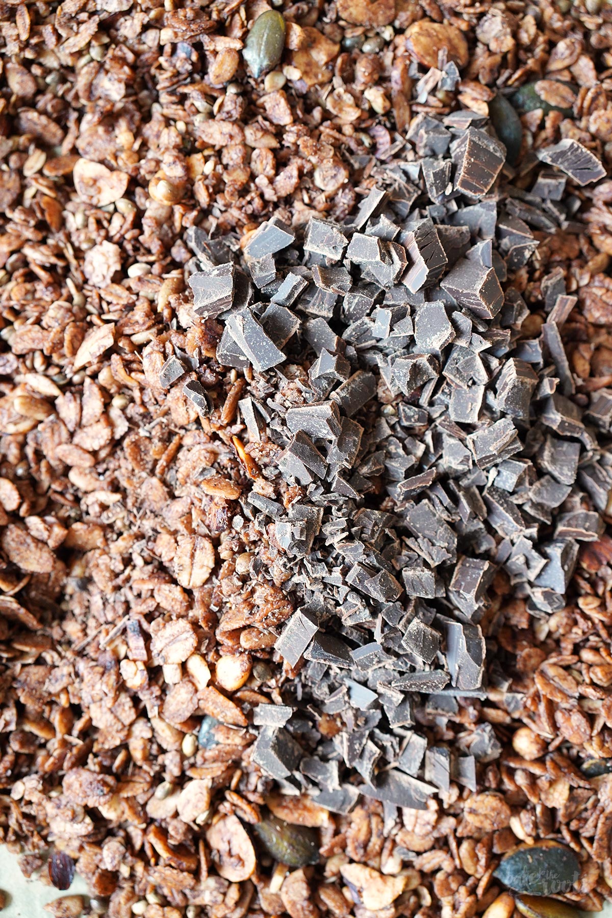 Einfaches Schoko Granola (aus dem AirFryer) | Bake to the roots