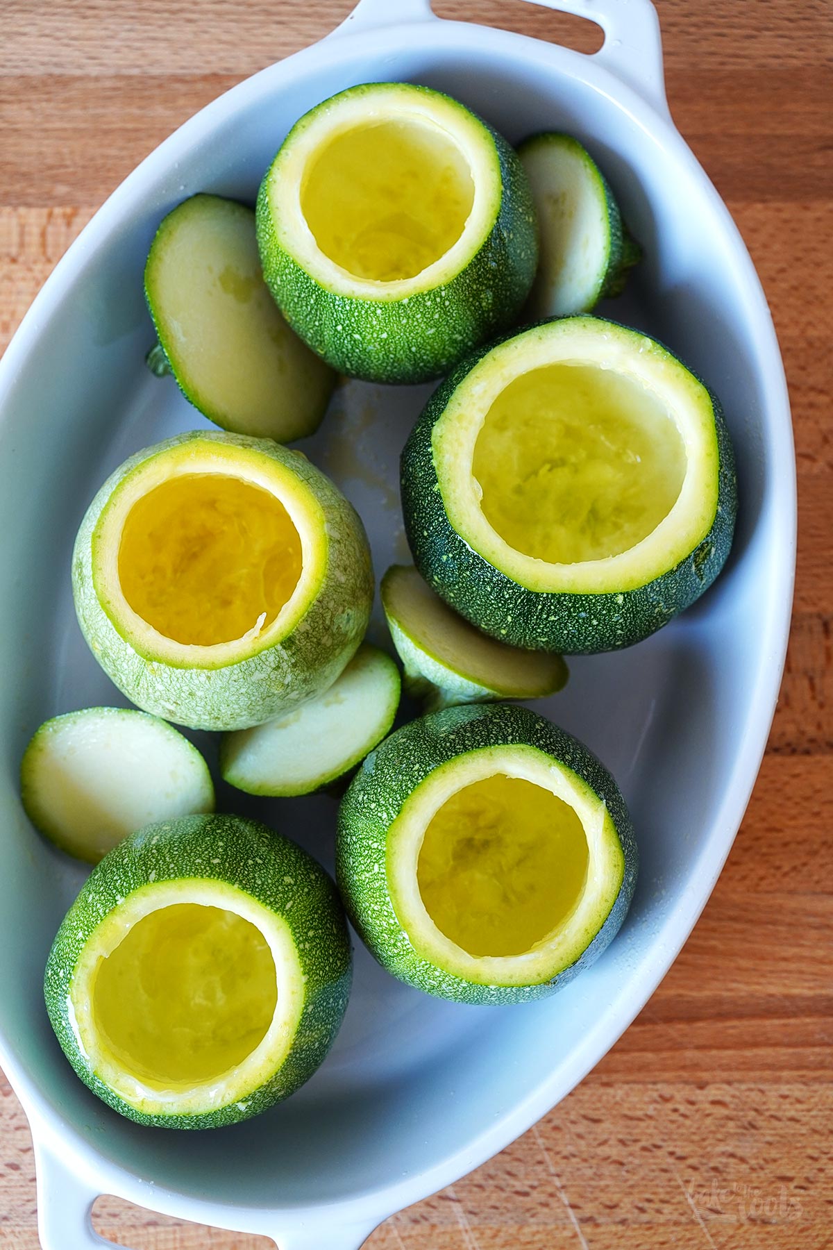 Gefüllte Zucchini mit Mediterranem Reis | Bake to the roots