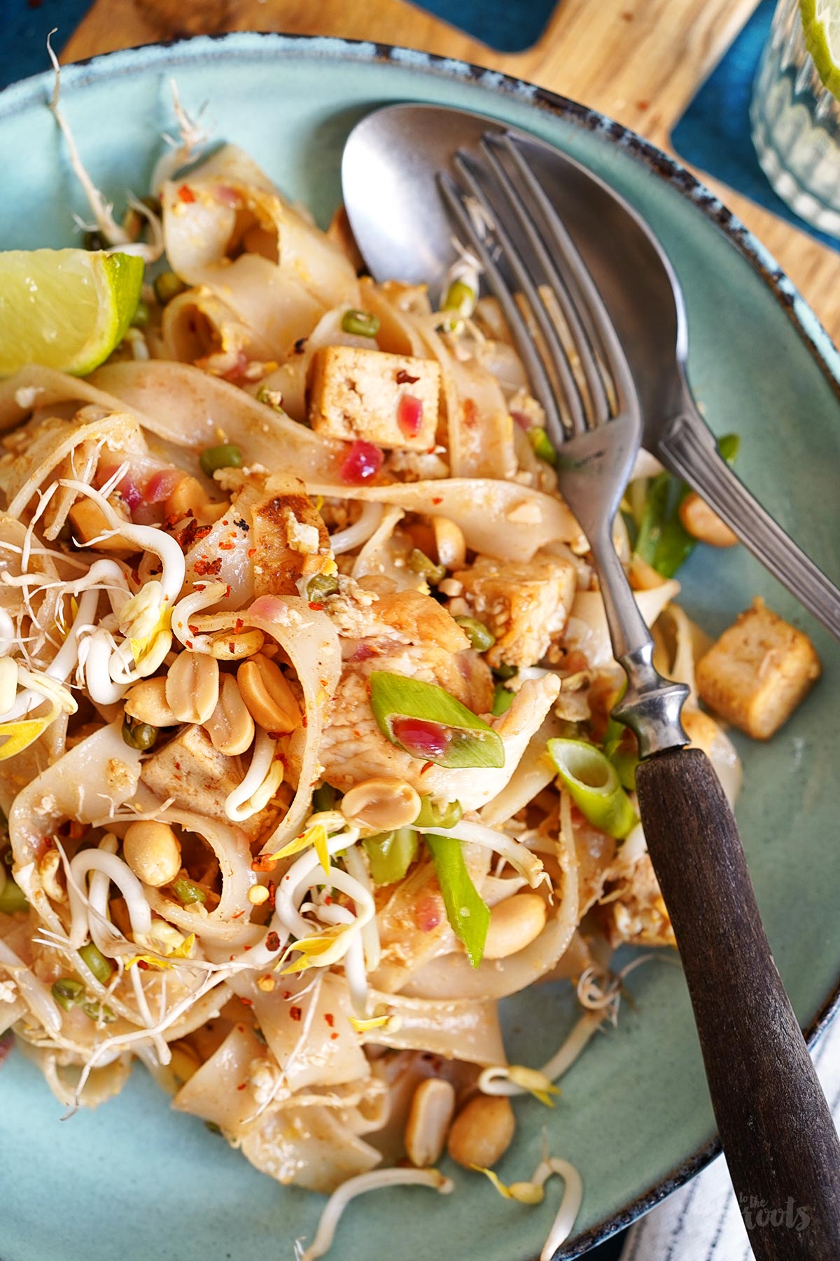 Einfaches Pad Thai (mit Hühnchen) | Bake to the roots