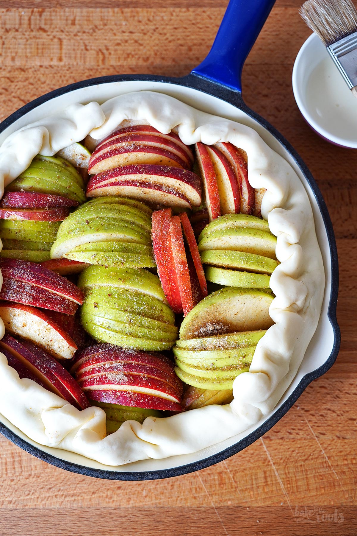 Einfache Apfel Galette | Bake to the roots