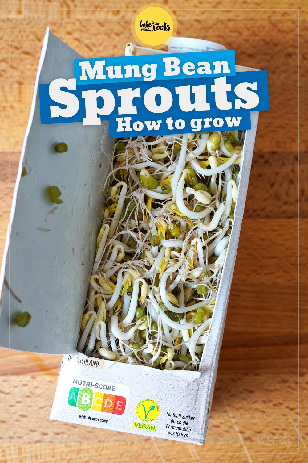 How to grow mung bean sprouts at home | Bake to the roots