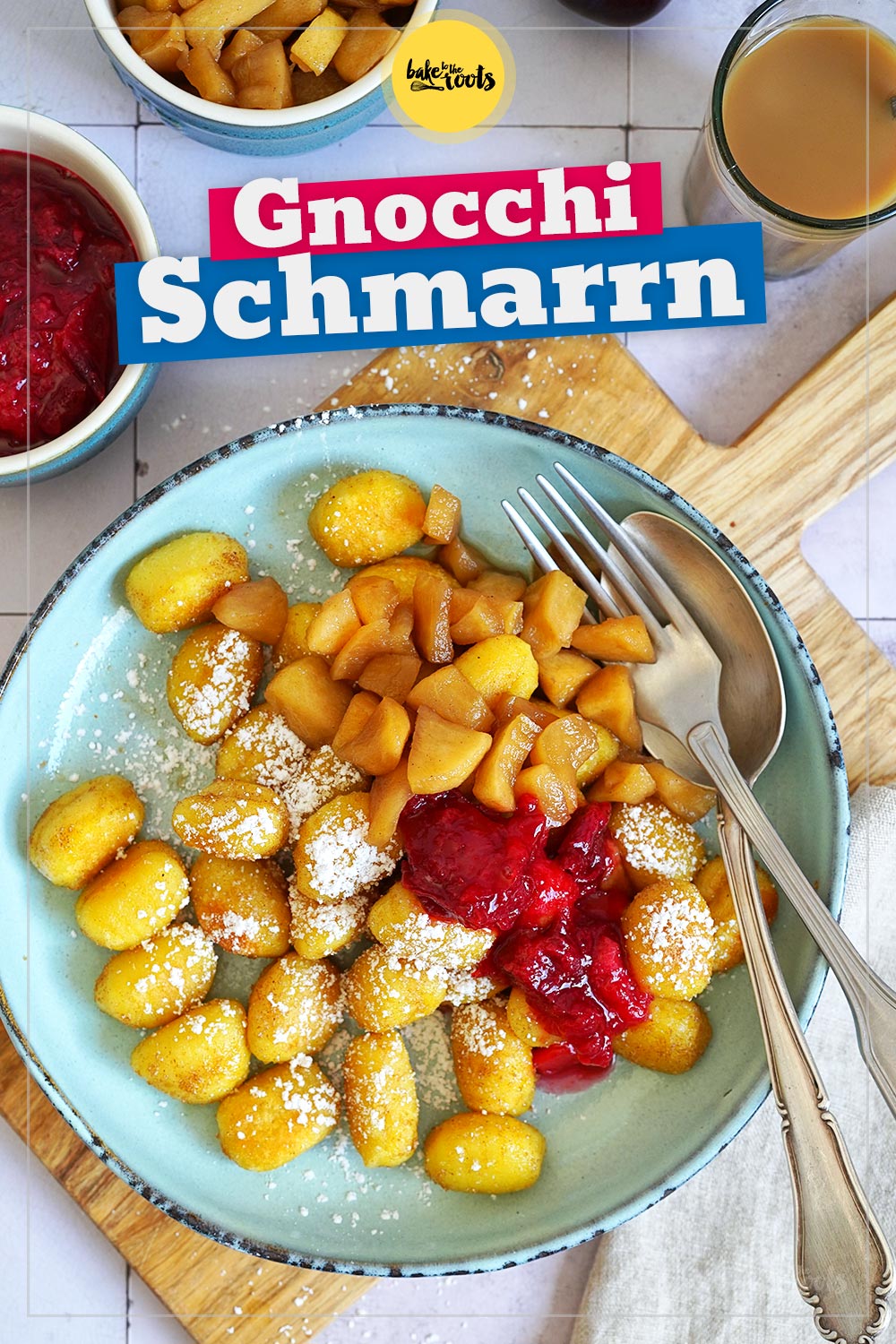 Gnocchi Schmarrn mit Zwetschgen- und Apfelkompott | Bake to the roots