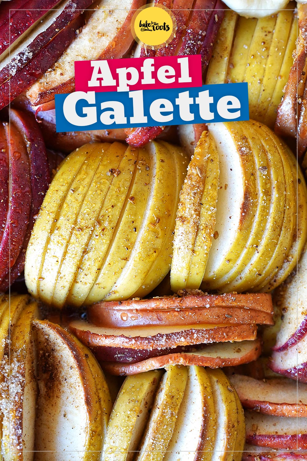Einfache Apfel Galette | Bake to the roots