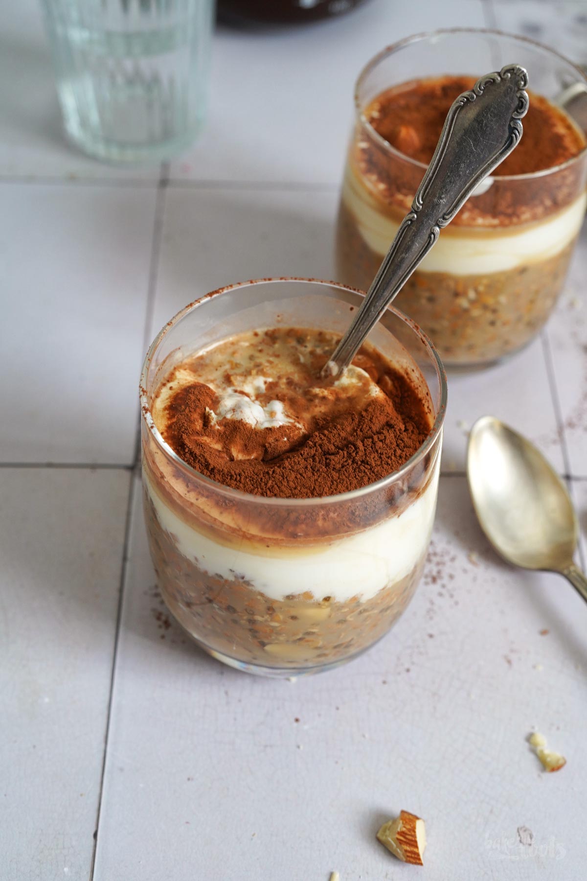 Tiramisu Overnight Oats | Bake to the roots