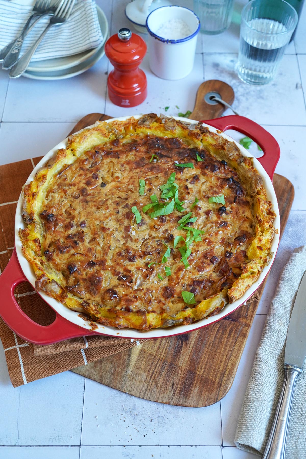 Quetschkartoffeln Zwiebelkuchen | Bake to the roots