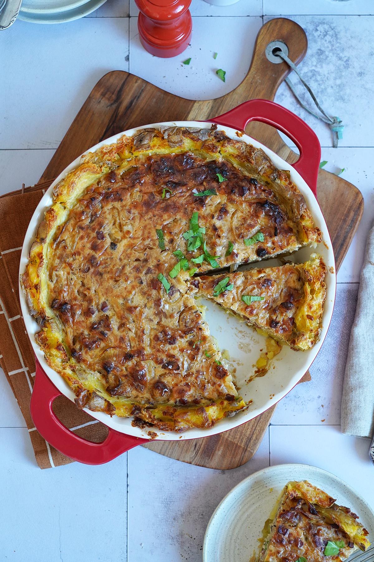 Quetschkartoffeln Zwiebelkuchen | Bake to the roots