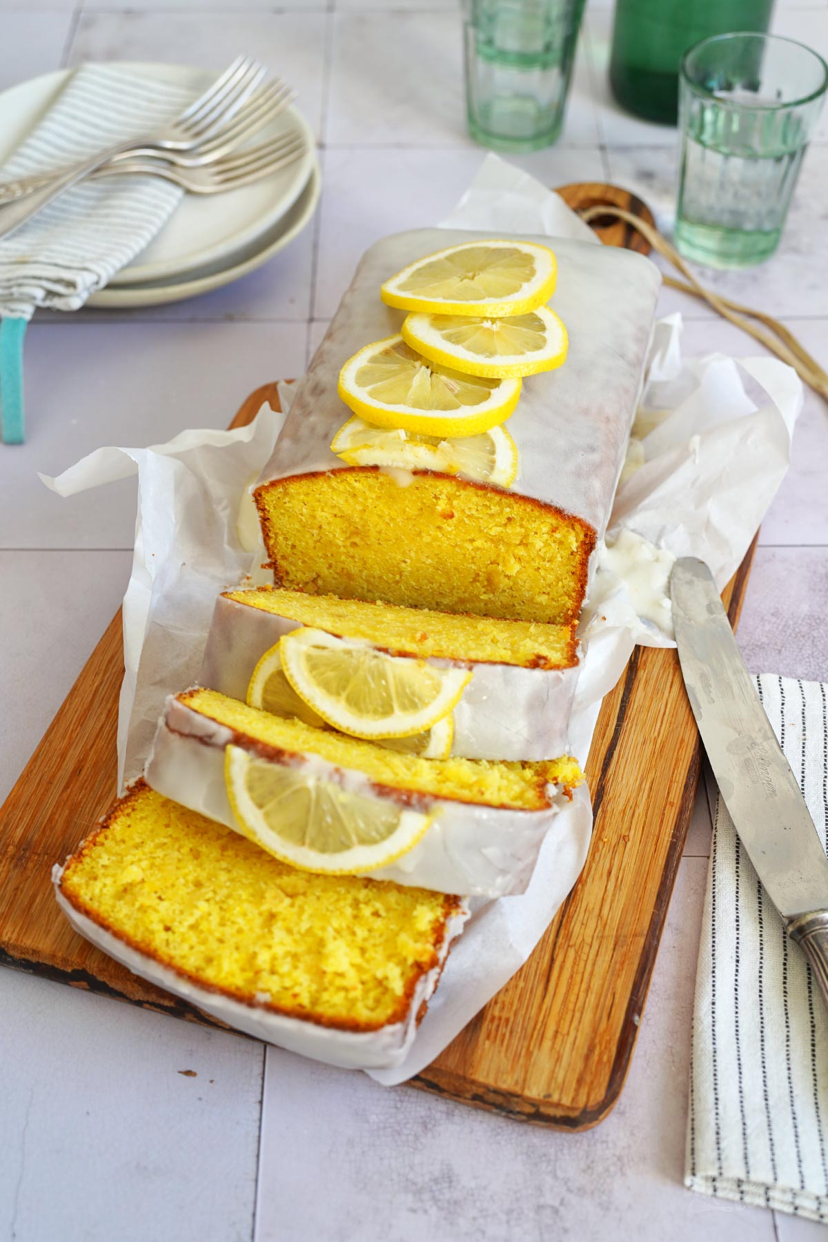 Zitronen Kastenkuchen (mit Salzzitronen) | Bake to the roots