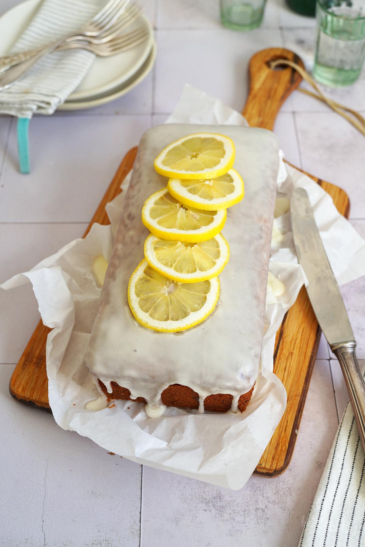 Zitronen Kastenkuchen (mit Salzzitronen) | Bake to the roots