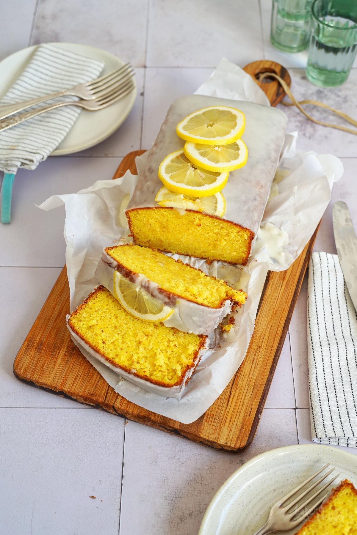 Zitronen Kastenkuchen (mit Salzzitronen) | Bake to the roots