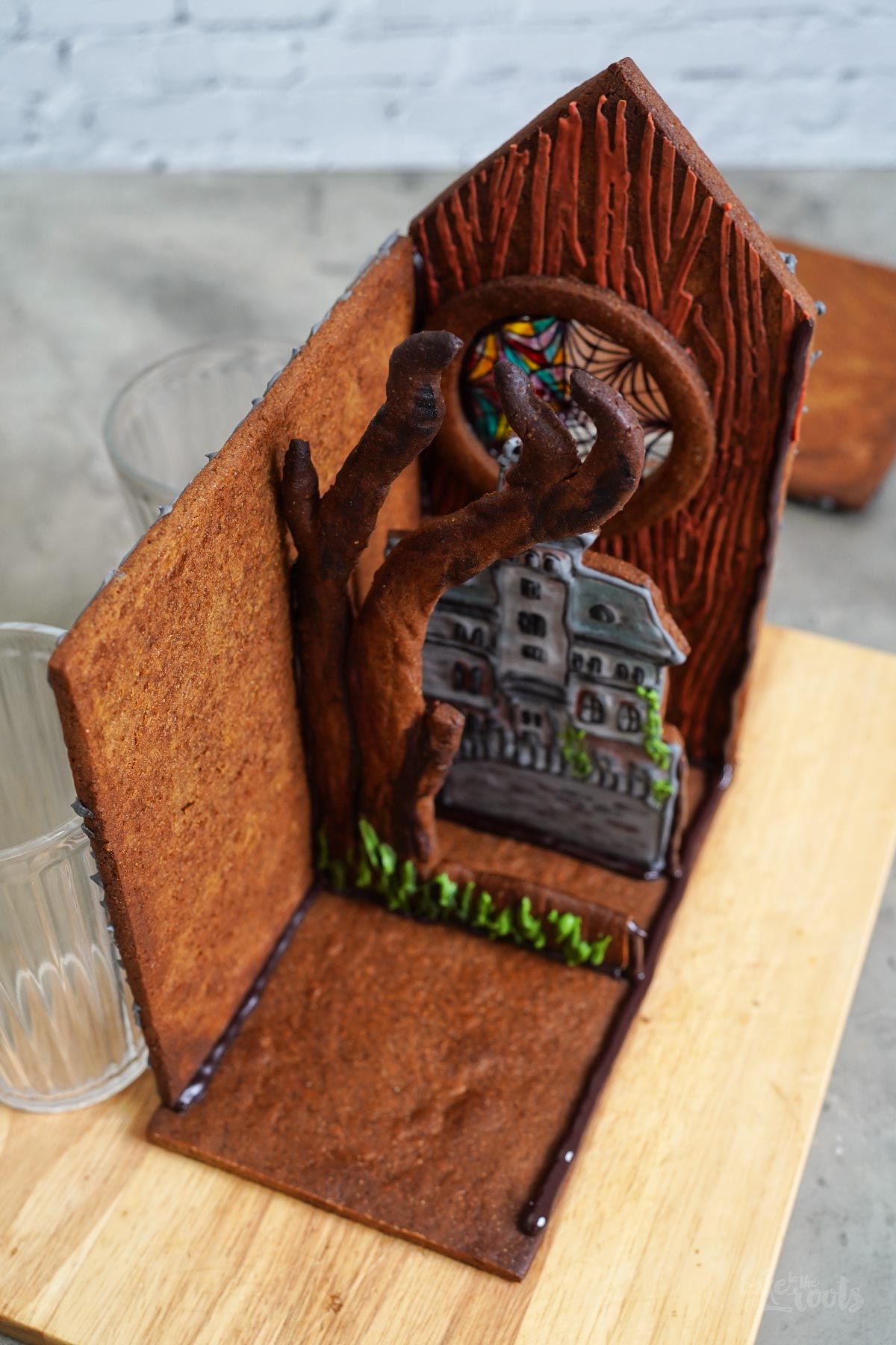 Wednesday Gingerbread Book Nook | Bake to the roots