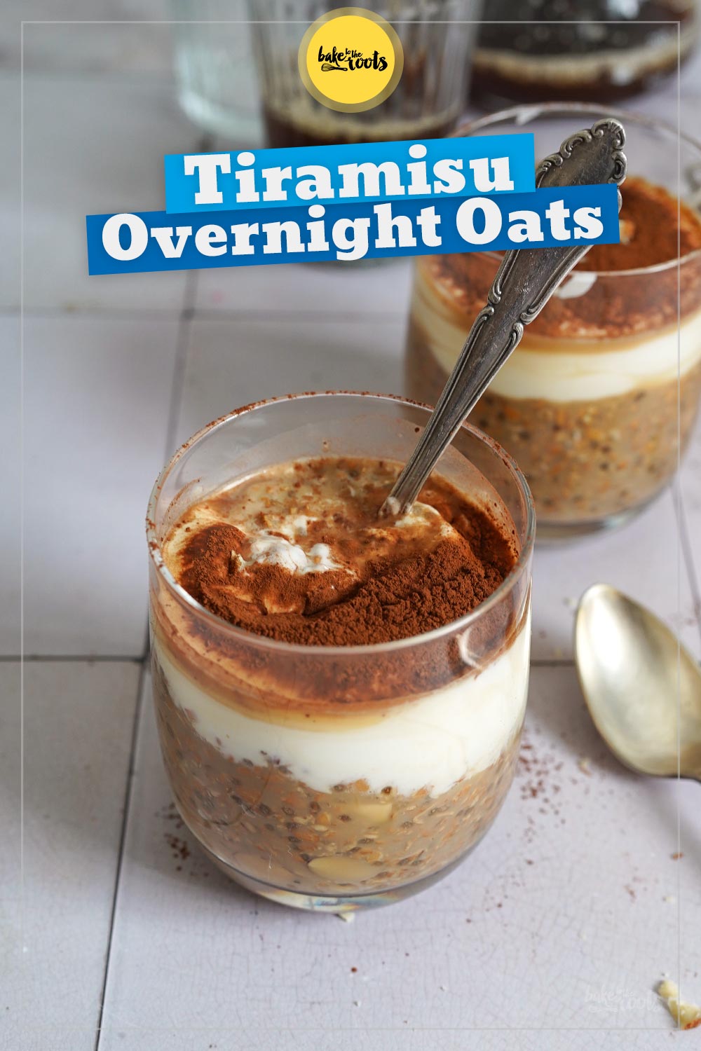 Tiramisu Overnight Oats | Bake to the roots
