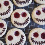 Jack Skellington Thumbprint Cookies | Bake to the roots