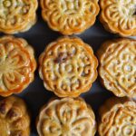 Mooncakes mit roter Bohnenpaste (Mondfest) | Bake to the roots