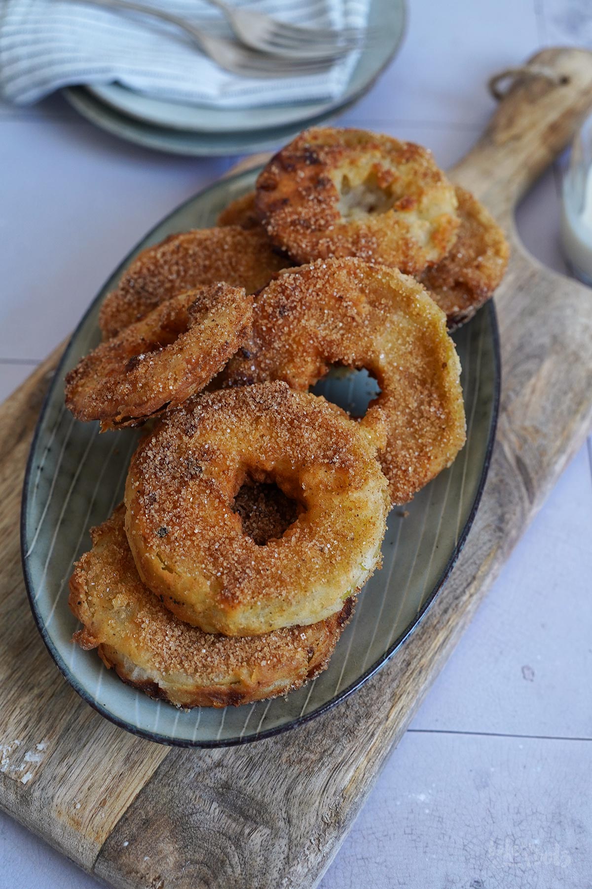 Schnelle & Einfache Apfelküchle | Bake to the roots