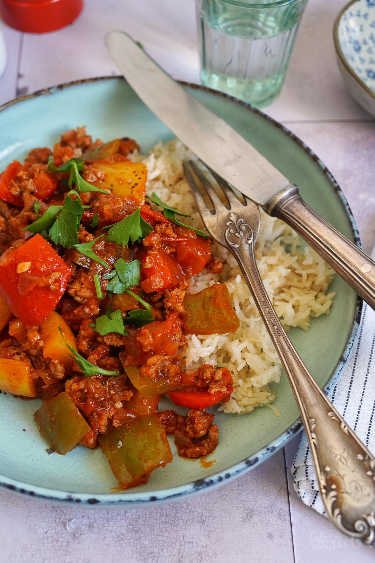 (Un)Gefüllte Paprika mit Reis | Bake to the roots