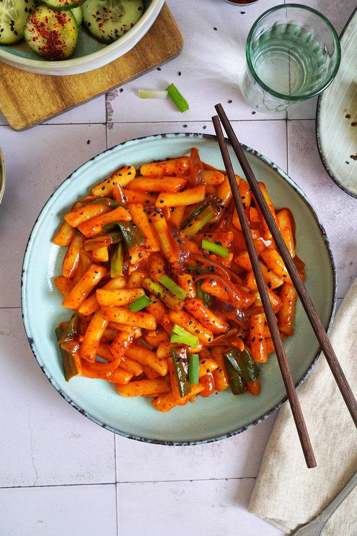 Koreanische Tteokbokki mit Gochujang | Bake to the roots