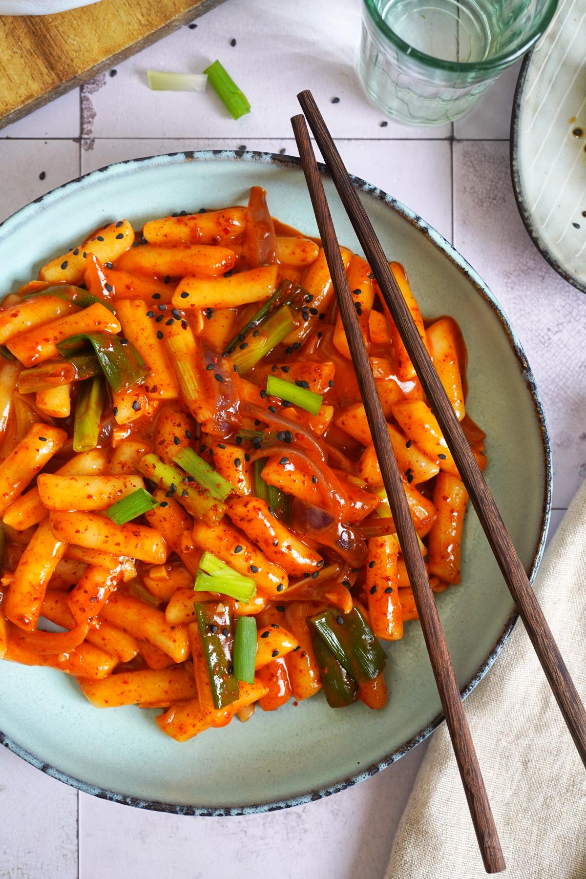Koreanische Tteokbokki mit Gochujang | Bake to the roots