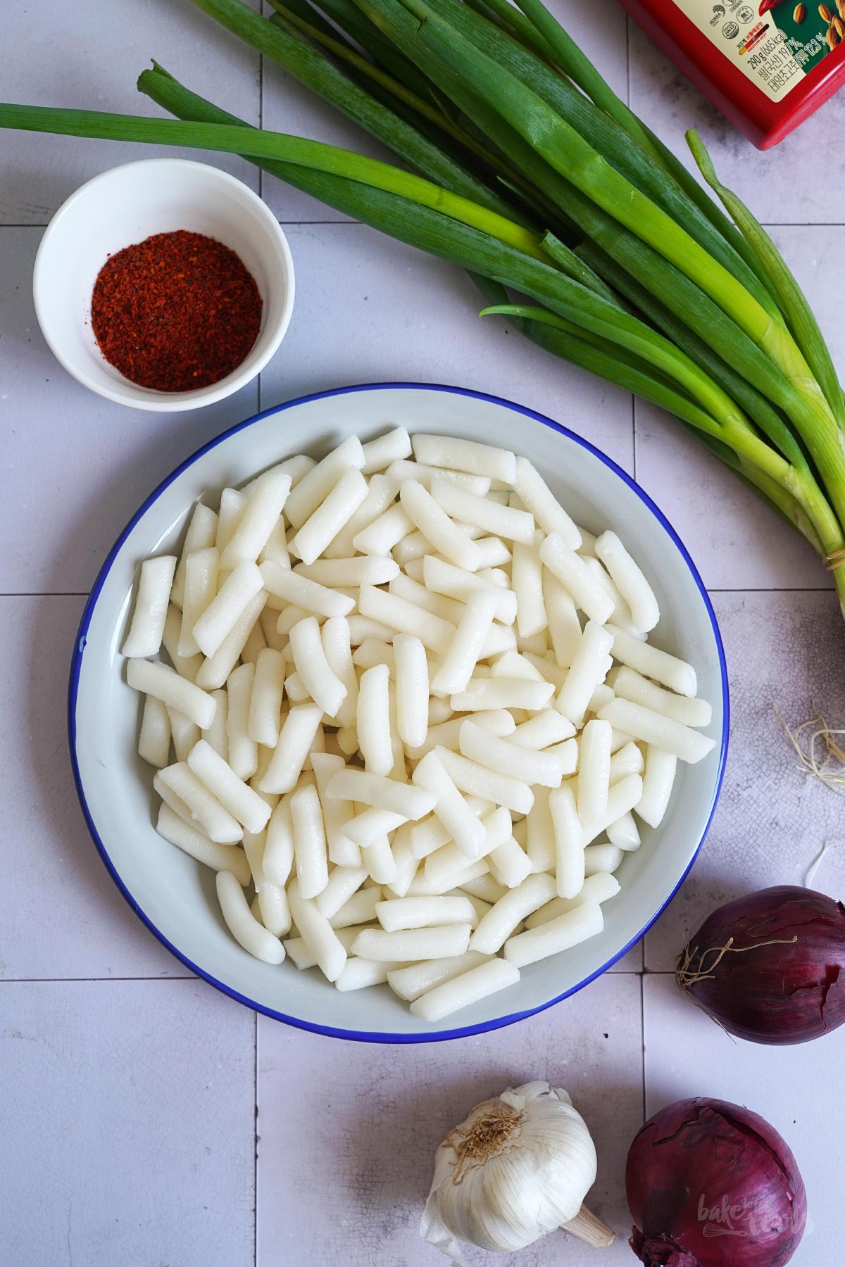 Koreanische Tteokbokki mit Gochujang | Bake to the roots