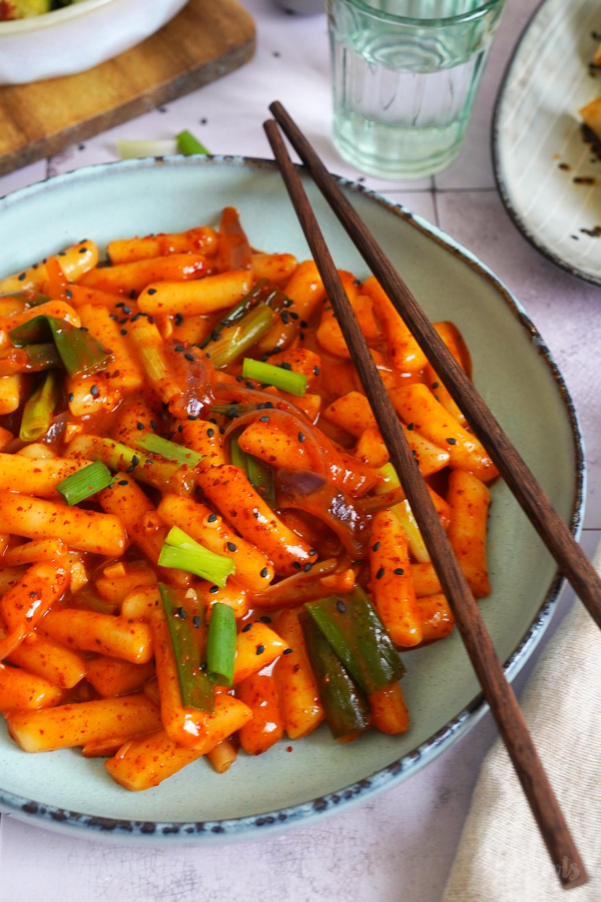 Koreanische Tteokbokki mit Gochujang | Bake to the roots
