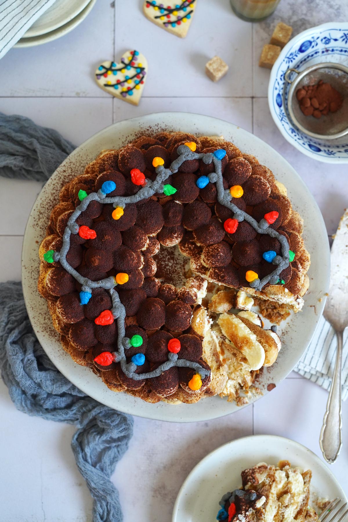 Einfaches Adventskranz Tiramisu | Bake to the roots