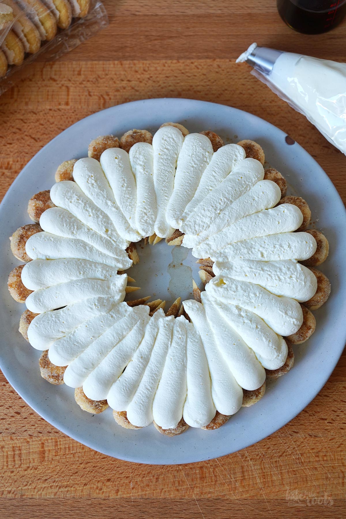 Einfaches Adventskranz Tiramisu | Bake to the roots