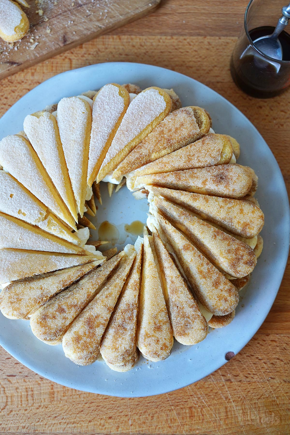 Einfaches Adventskranz Tiramisu | Bake to the roots