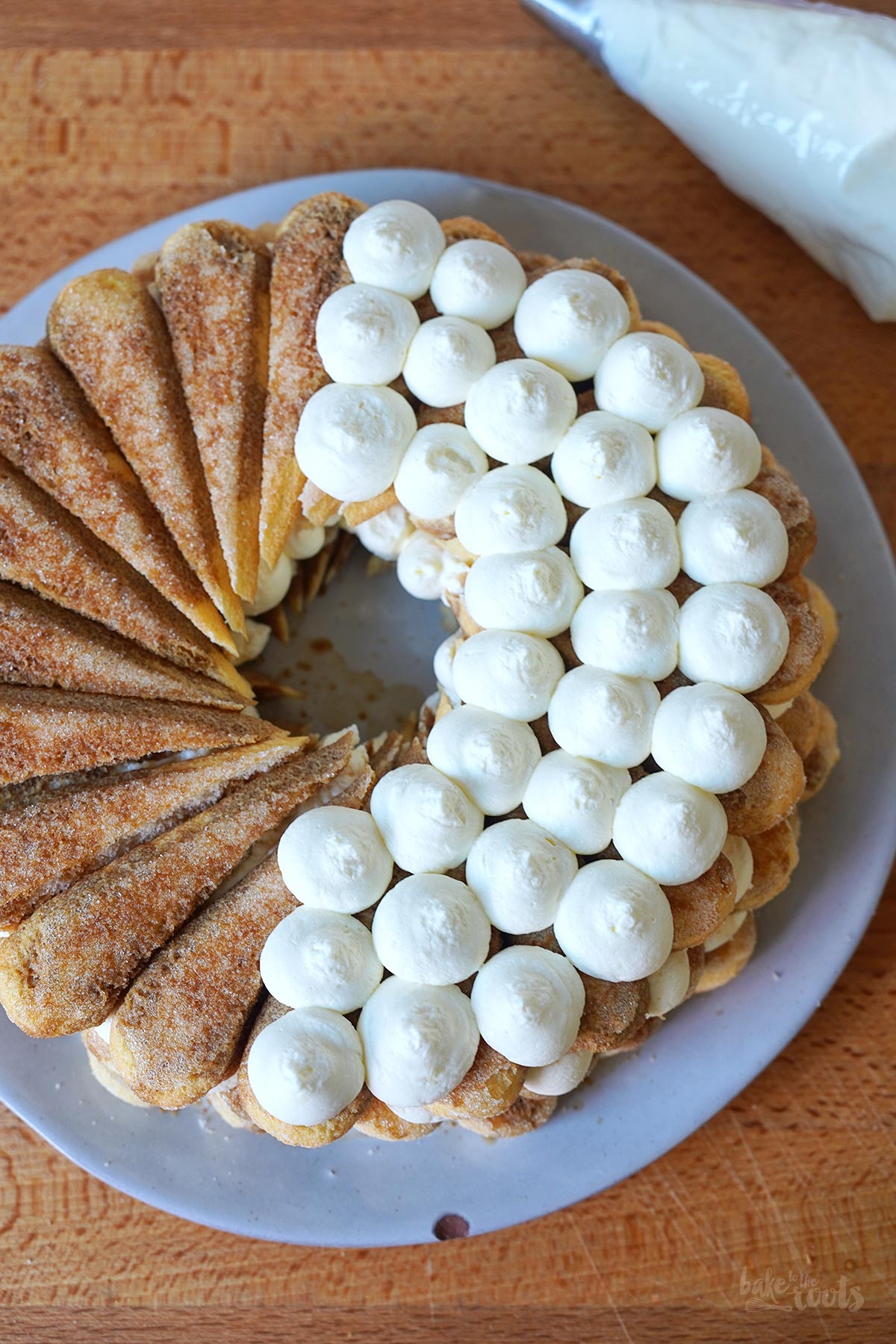 Einfaches Adventskranz Tiramisu | Bake to the roots