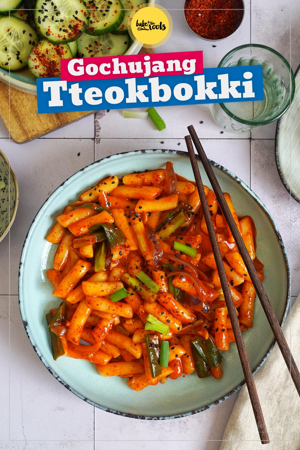 Koreanische Tteokbokki mit Gochujang | Bake to the roots