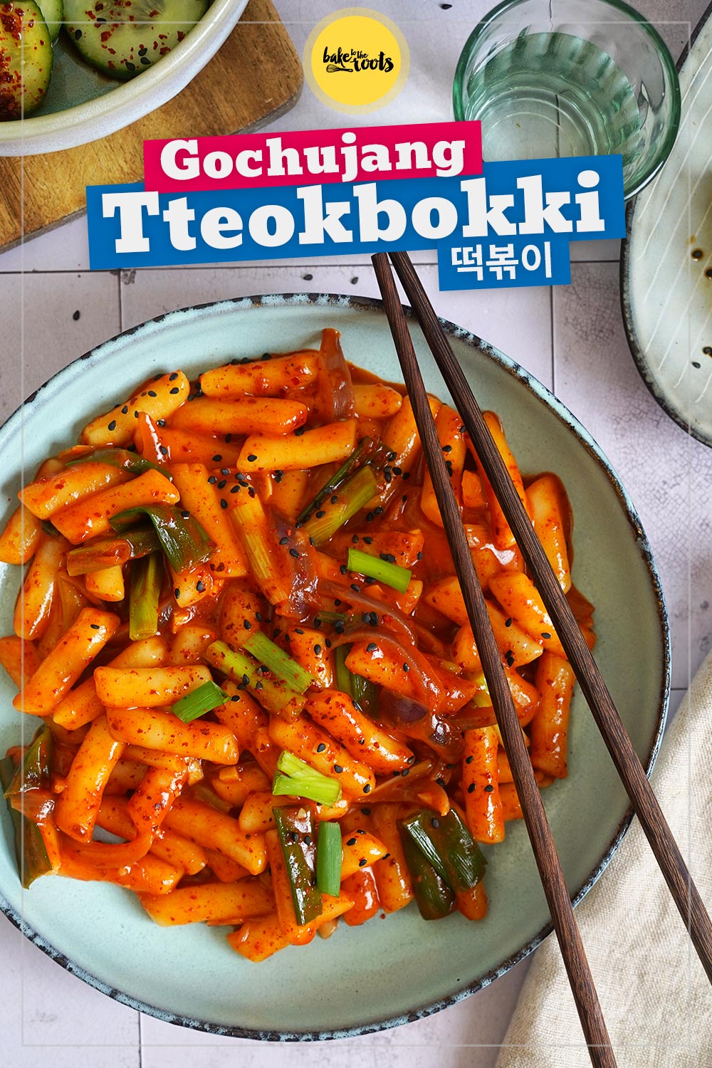 Koreanische Tteokbokki mit Gochujang | Bake to the roots