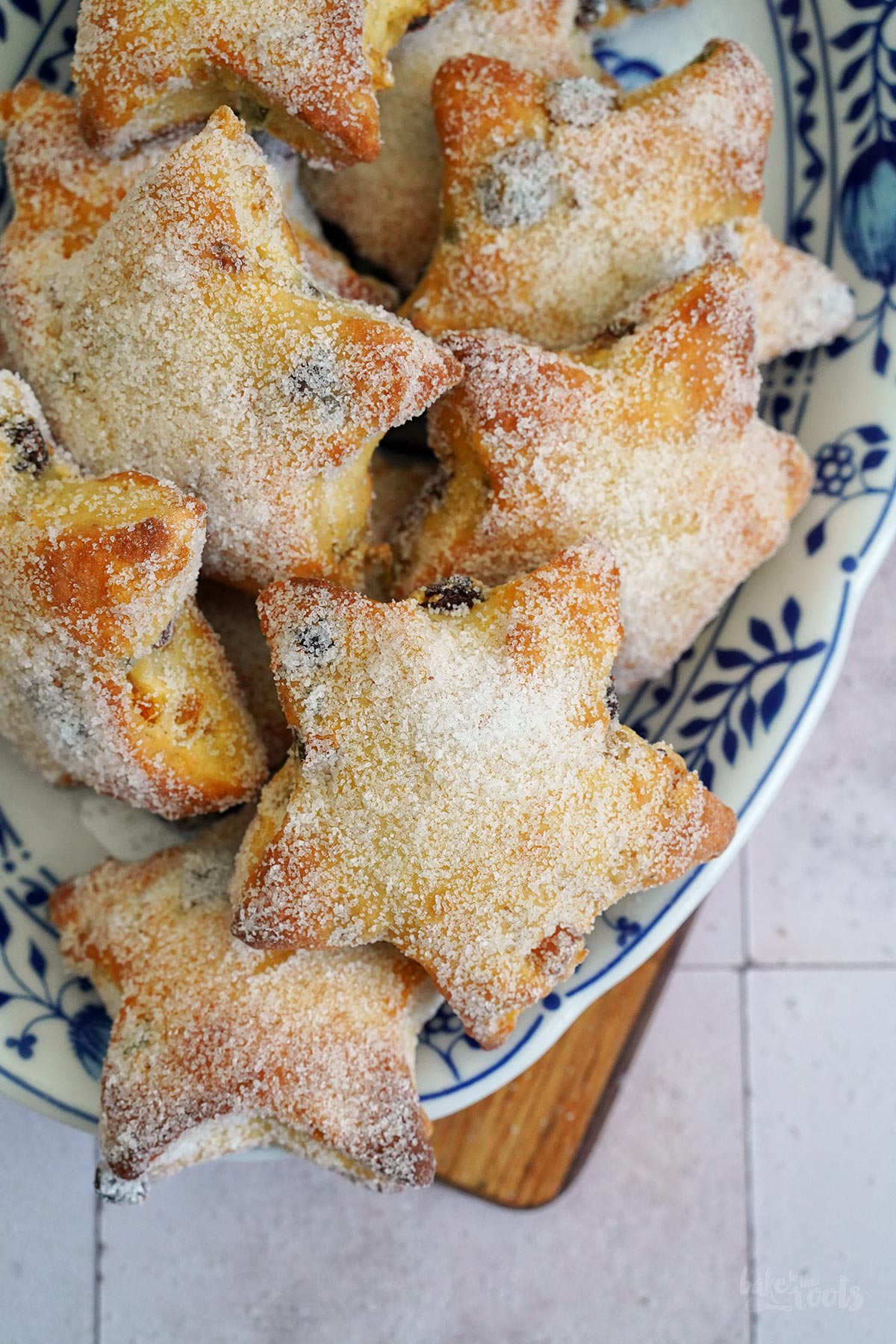 Einfache (Quark) Stollensterne | Bake to the roots