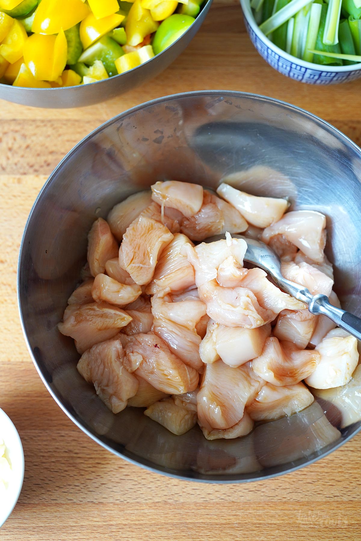 Cashew Chicken mit Reis | Bake to the roots