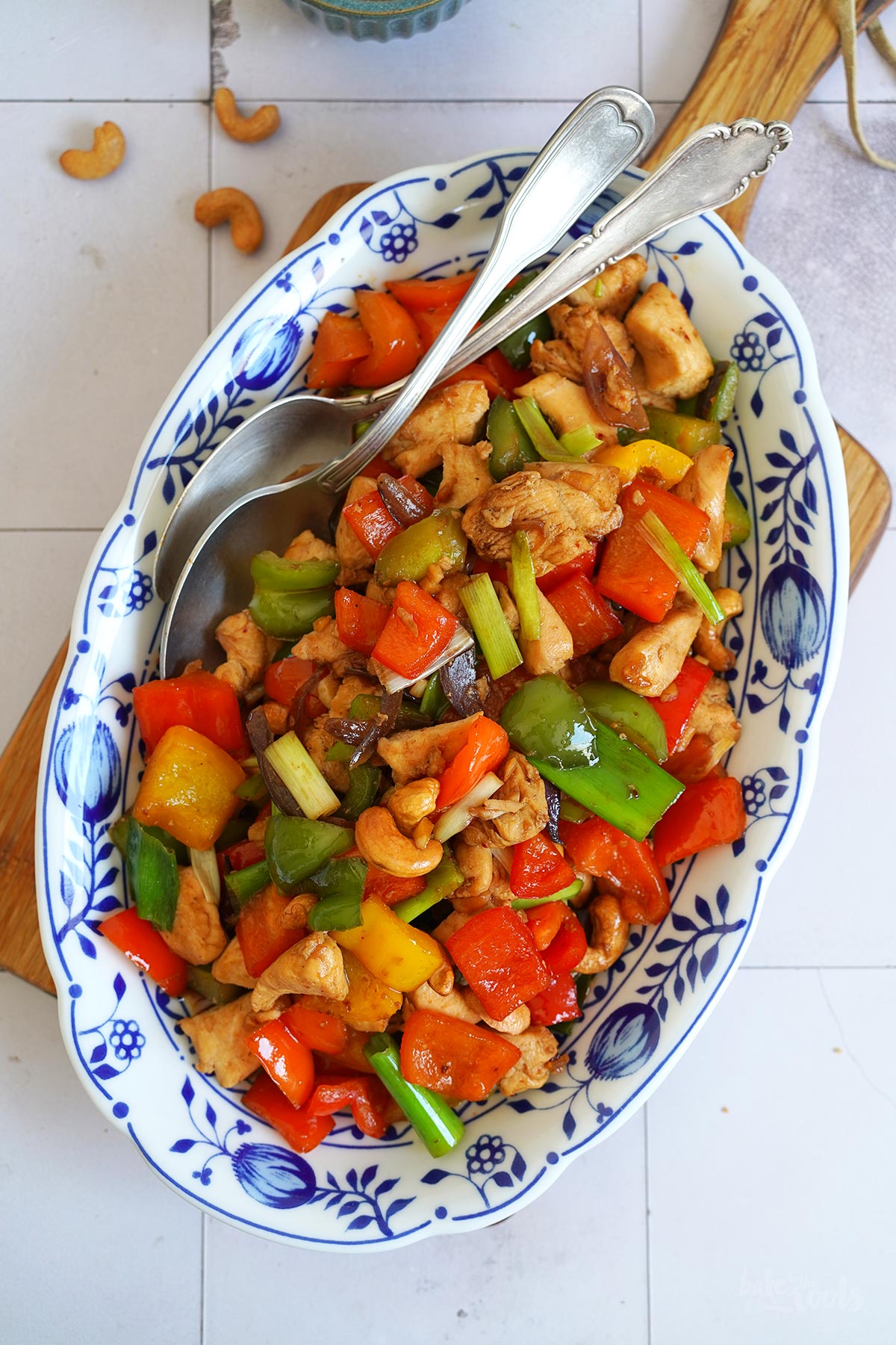 Cashew Chicken mit Reis | Bake to the roots