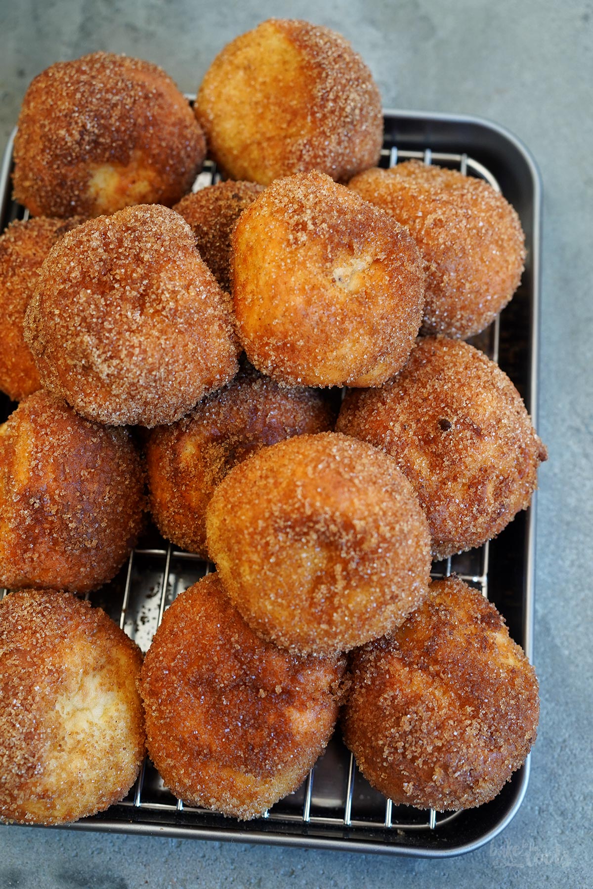 Bananen Quarkbällchen aus dem AirFryer | Bake to the roots