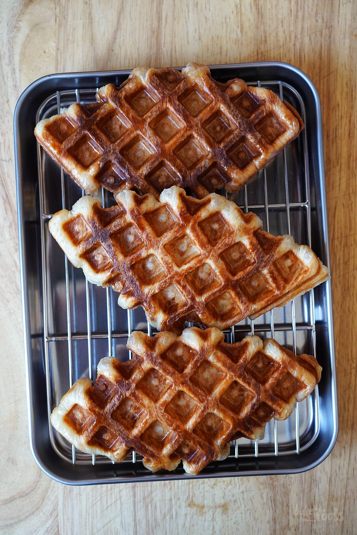 Einfache Croffles (Croissant Waffeln) | Bake to the roots