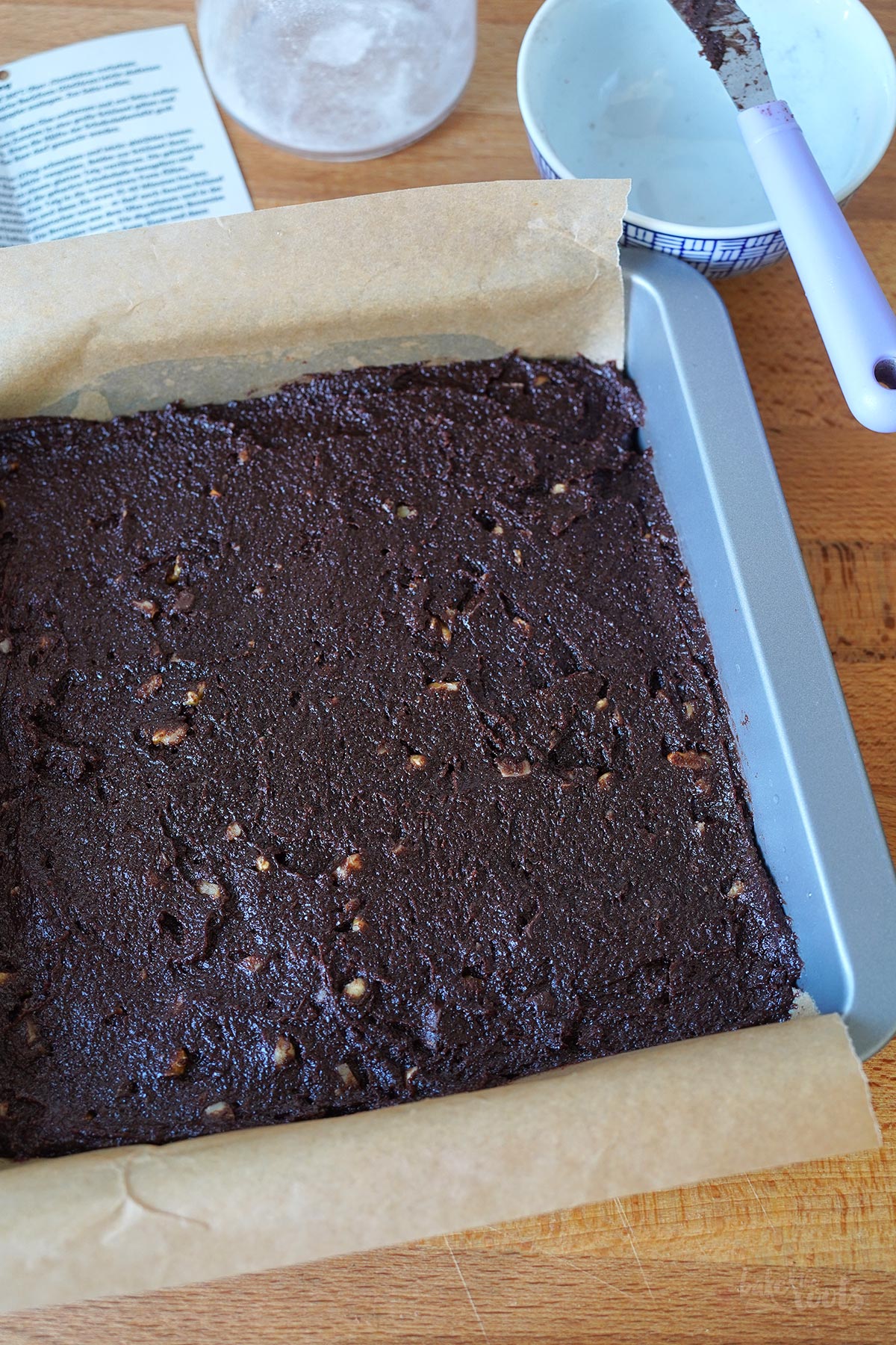 Walnuss Brownie Mix zum Verschenken | Bake to the roots