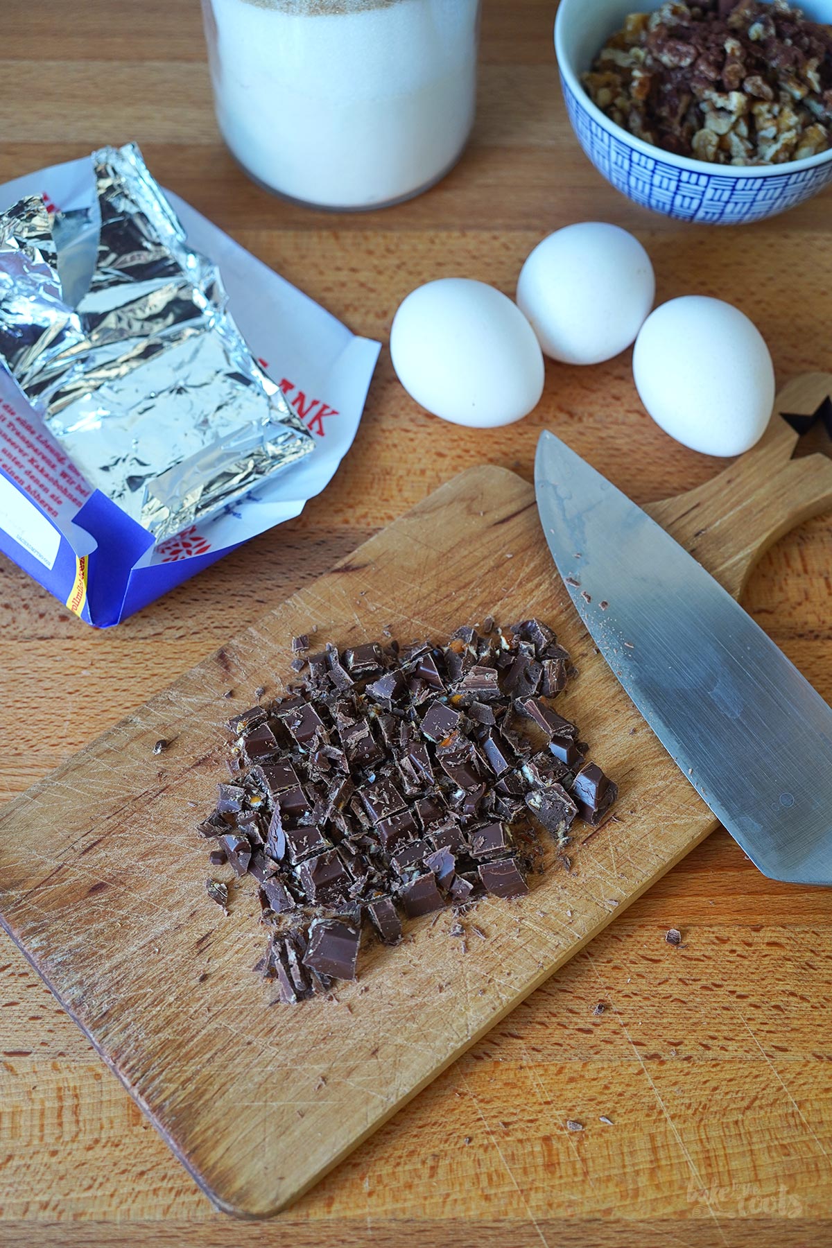 Walnuss Brownie Mix zum Verschenken | Bake to the roots