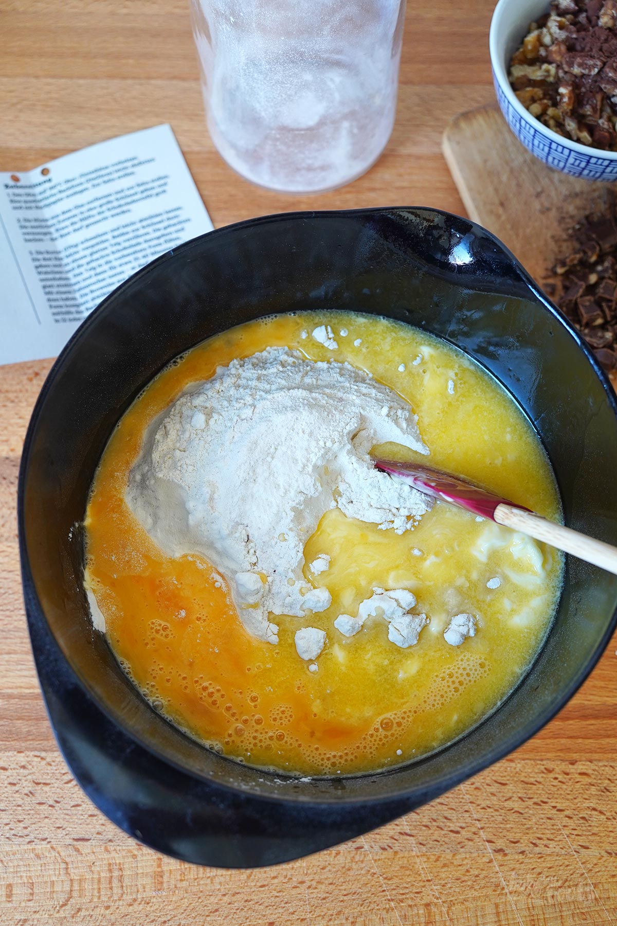 Walnuss Brownie Mix zum Verschenken | Bake to the roots