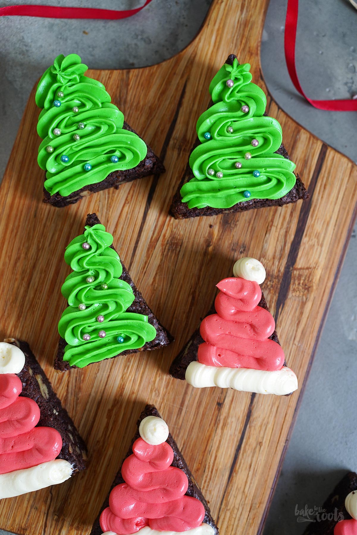 Xmas Walnut Brownies | Bake to the roots