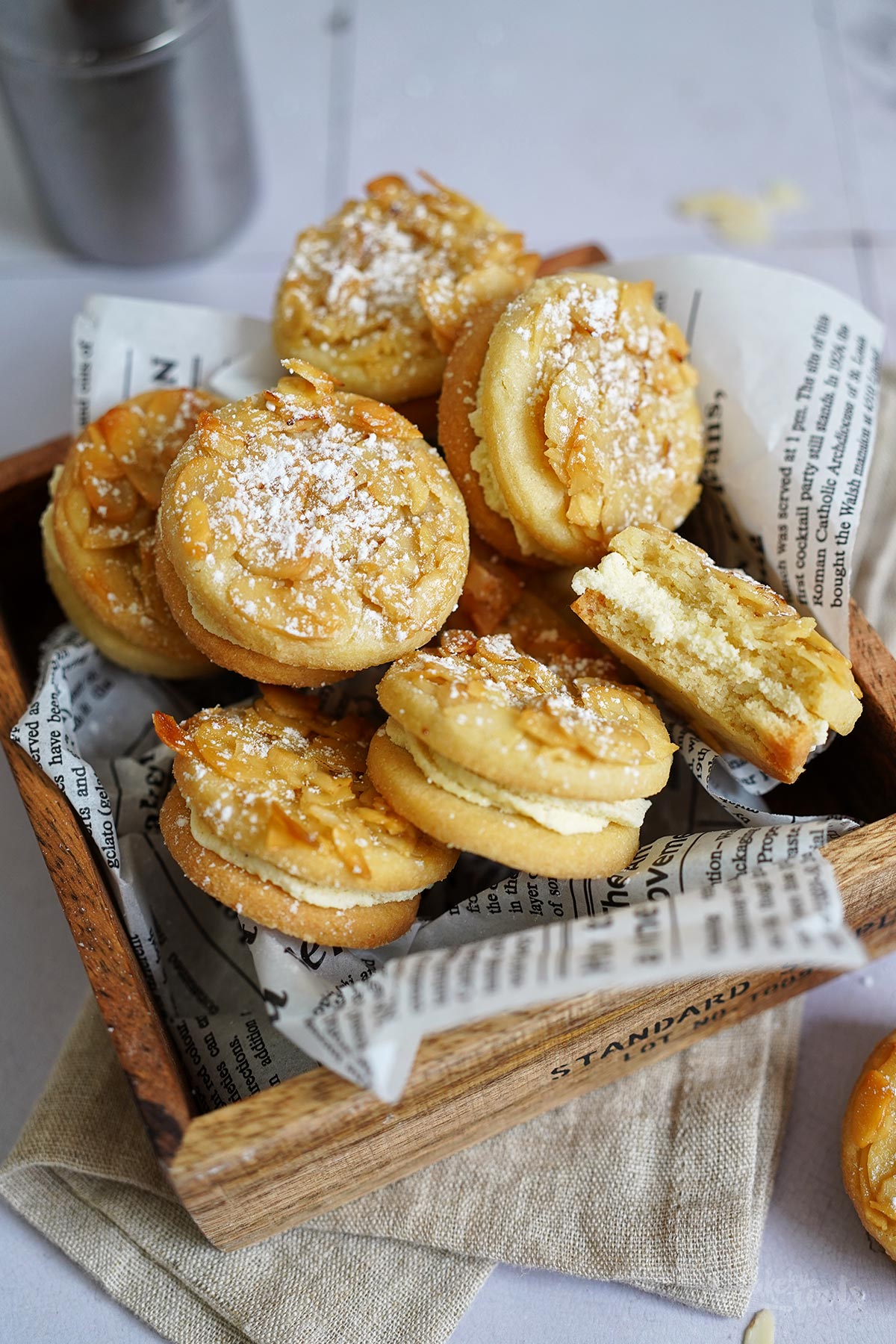 Bienenstich Plätzchen | Bake to the roots