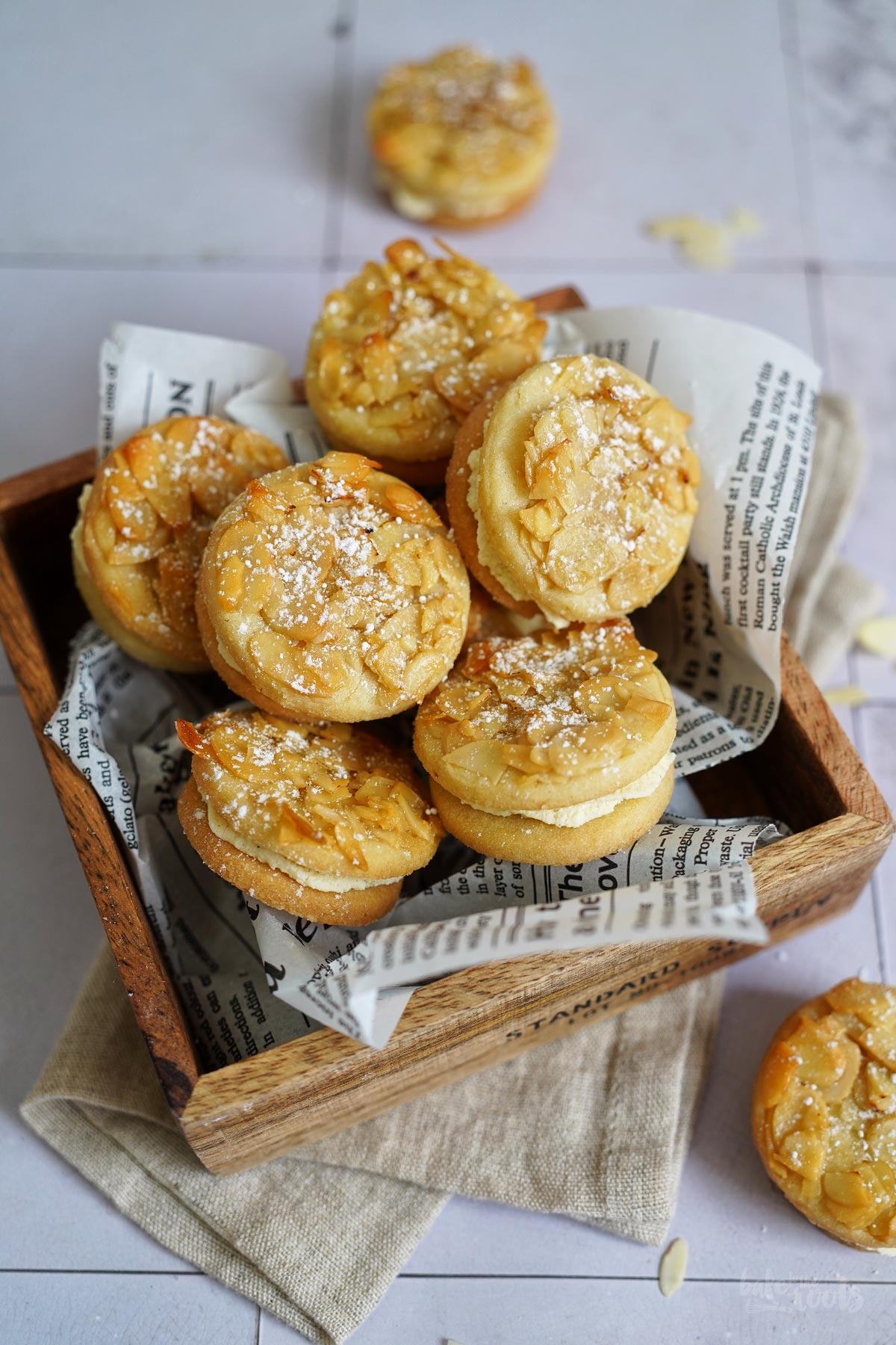 Bienenstich Plätzchen | Bake to the roots