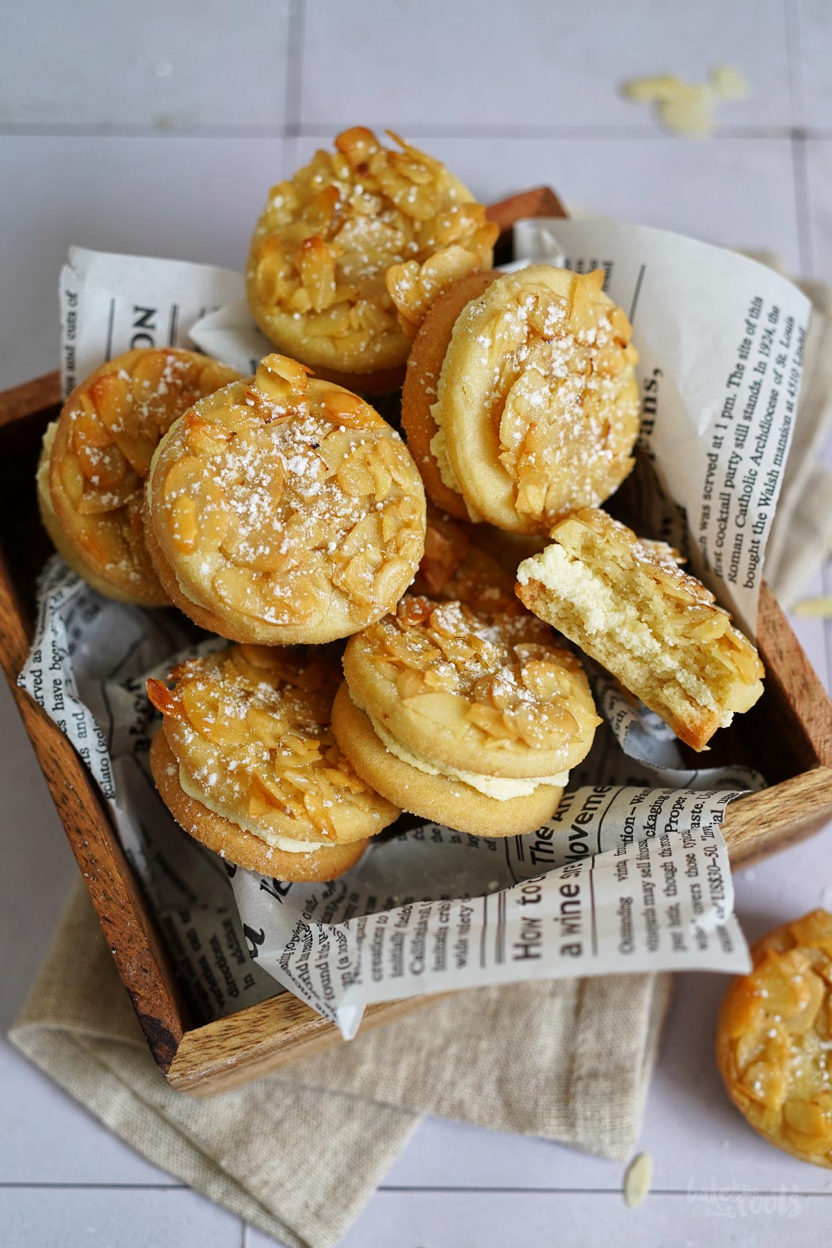 Bienenstich Plätzchen | Bake to the roots