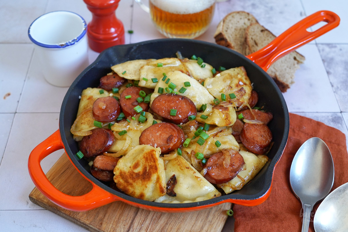 Einfache Pierogi Pfanne | Bake to the roots