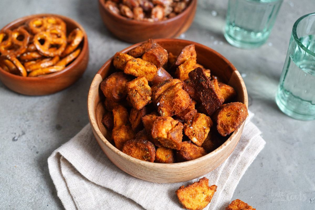Honey Mustard Pretzel Bites (aus dem AirFryer) | Bake to the roots