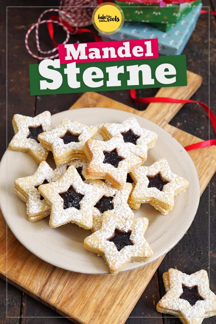 Mandelsterne mit Marmelade | Bake to the roots Mandelsterne mit Marmelade | Bake to the roots