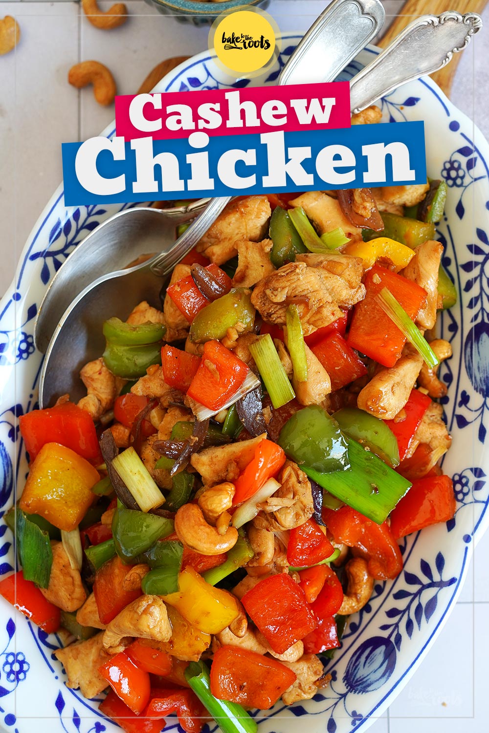 Cashew Chicken mit Reis | Bake to the roots