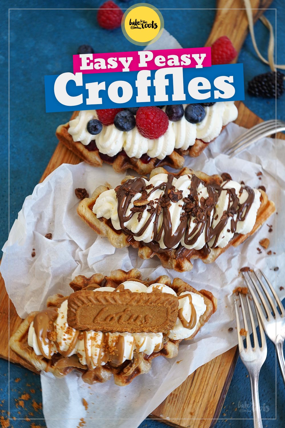 Einfache Croffles (Croissant Waffeln) | Bake to the roots