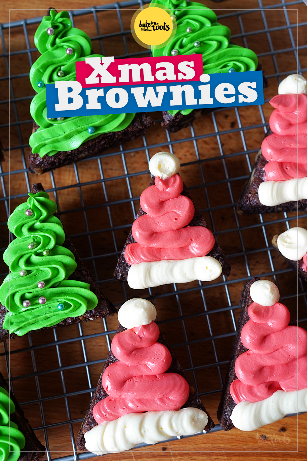 Xmas Walnut Brownies | Bake to the roots